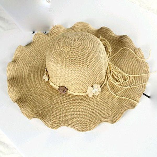 wide brim hats women's sun hat with flower summer for women beach straw bucket protection visor female cap foldable, Blue;gray
wide brim hats women's sun hat with flower summer for women beach straw bucket protection visor female cap foldable, Blue;gray