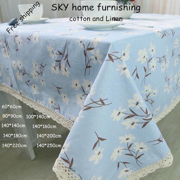 new cotton linen table cloth lace rectangular tablecloths with home wedding table literary artisti blue pink flower style
new cotton linen table cloth lace rectangular tablecloths with home wedding table literary artisti blue pink flower style