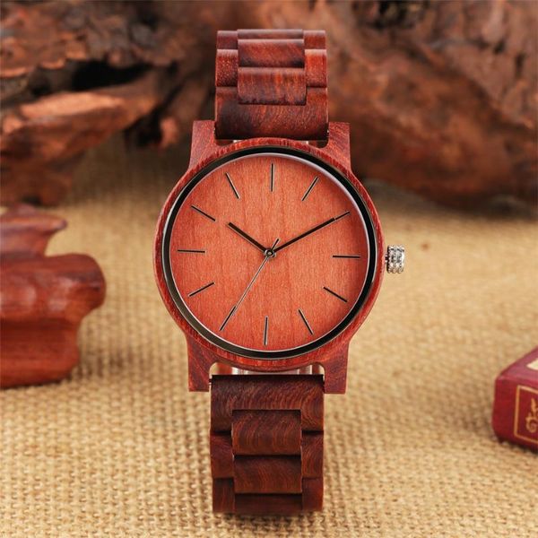 wristwatches simple casual wood watch men full red wooden wrist quartz timepiece fashion men's clock reloj masculino, Slivery;brown
wristwatches simple casual wood watch men full red wooden wrist quartz timepiece fashion men's clock reloj masculino, Slivery;brown