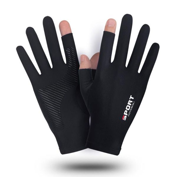 cycling gloves ice silk non-slip motorcycle racing breathable outdoor sports riding touch screen thin anti-uv protective gear, Black
cycling gloves ice silk non-slip motorcycle racing breathable outdoor sports riding touch screen thin anti-uv protective gear, Black