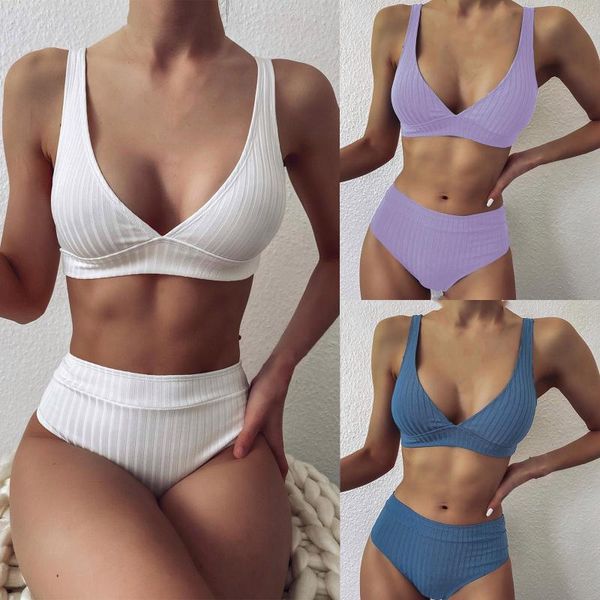 women's swimwear bikini 2021 fashion set swimsuit two piece filled soild beachwear maillot de bain 2 pièce femme, White;black
women's swimwear bikini 2021 fashion set swimsuit two piece filled soild beachwear maillot de bain 2 pièce femme, White;black