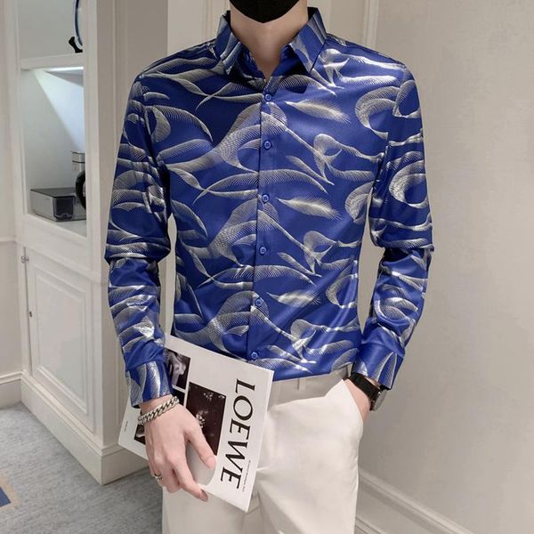 men's casual shirts 2021 vintage printed men's shirt autumn long sleeve slim streetwear business formal dress social party tuxedo, White;black
men's casual shirts 2021 vintage printed men's shirt autumn long sleeve slim streetwear business formal dress social party tuxedo, White;black