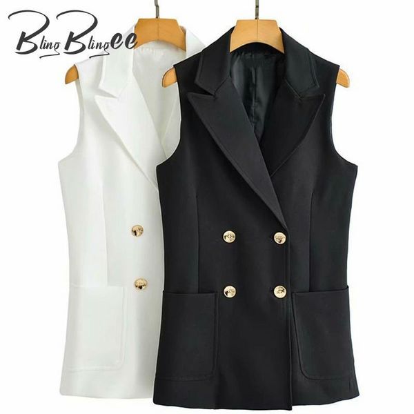 women's vests blingblingee black white sleeveless notched collar double breasted trench coat autumn long vest patch pockets jacket gile
women's vests blingblingee black white sleeveless notched collar double breasted trench coat autumn long vest patch pockets jacket gile