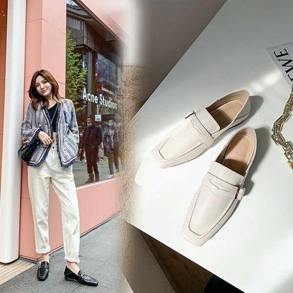 2021 spring autumn quality genuine leather women shallow pumps comfortable low heels office shoes woman female brand loafers, Black
2021 spring autumn quality genuine leather women shallow pumps comfortable low heels office shoes woman female brand loafers, Black