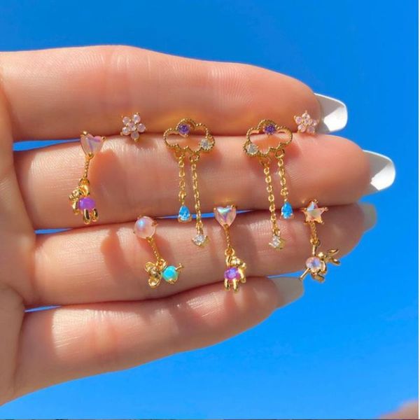 stud ins inlaid zircon bear cloud earring simple cute real gold-plated color earrings for women girls fashion jewelry, Golden;silver
stud ins inlaid zircon bear cloud earring simple cute real gold-plated color earrings for women girls fashion jewelry, Golden;silver