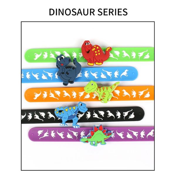 40jc funny patting circle wrist decoration cartoon dinosaur slap bracelets pre-kindergarten children interesting party toys
40jc funny patting circle wrist decoration cartoon dinosaur slap bracelets pre-kindergarten children interesting party toys