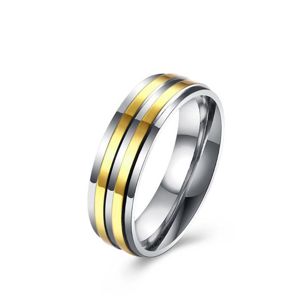 cluster rings gold stripe simple stainless steel wedding for men vintage ring boy fashion gift boyfriend accessories, Golden;silver
cluster rings gold stripe simple stainless steel wedding for men vintage ring boy fashion gift boyfriend accessories, Golden;silver