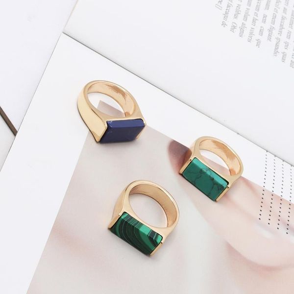 cluster rings komi metal alloy turquoises malachite stones for women couple gifts geometric square knuckle us 7 k3696, Golden;silver
cluster rings komi metal alloy turquoises malachite stones for women couple gifts geometric square knuckle us 7 k3696, Golden;silver