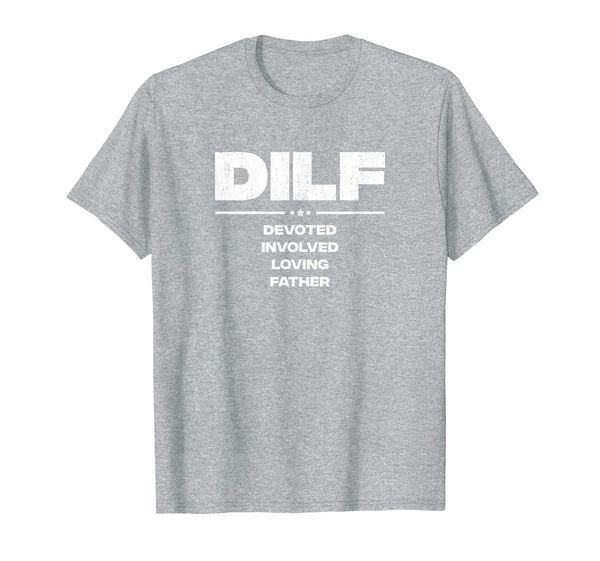mens funny gifts for dad dilf devoted involved loving fathers day t-shirt, White;black
mens funny gifts for dad dilf devoted involved loving fathers day t-shirt, White;black