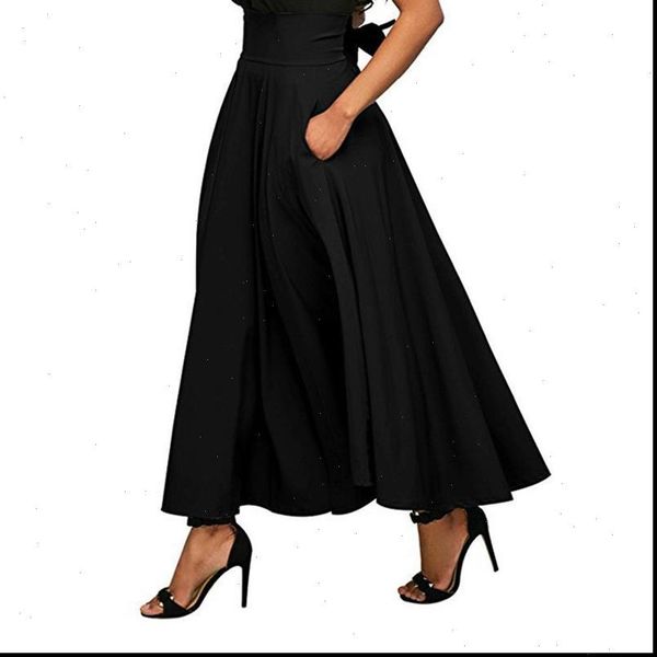 vtg women stretch high waist plain skater flared pleated swing long skirt drop shipping good quality, Black
vtg women stretch high waist plain skater flared pleated swing long skirt drop shipping good quality, Black