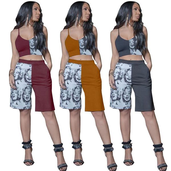 women's tracksuits european strap summer shorts set casual two 2 piece tracksuit outfit crop and, Gray
women's tracksuits european strap summer shorts set casual two 2 piece tracksuit outfit crop and, Gray