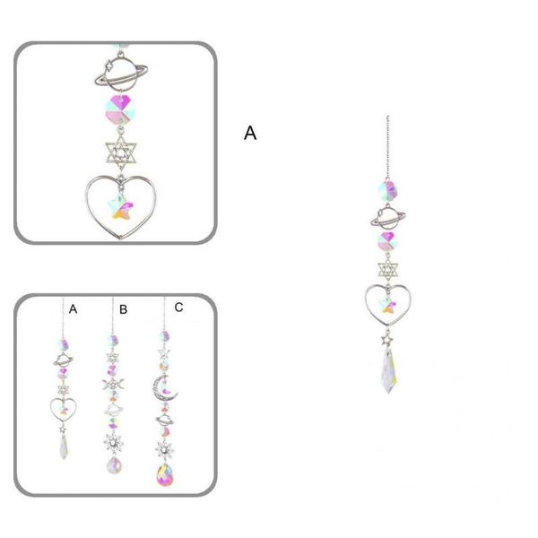novelty items window pendant sparkling beautiful clear light reflection colorful moon star ring suncatcher chain ornament
novelty items window pendant sparkling beautiful clear light reflection colorful moon star ring suncatcher chain ornament