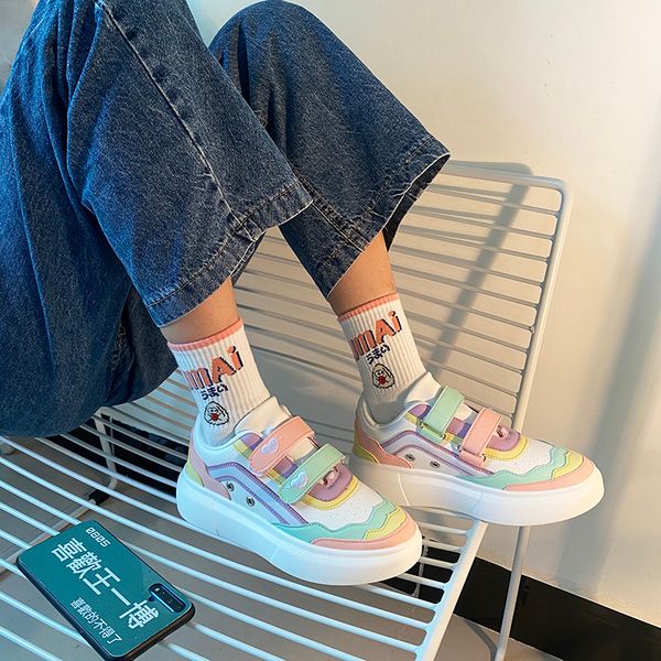 sweet little rainbow girls heart kawaii casual running college sports lolita women's shoes harajuku 0ysm, Black
sweet little rainbow girls heart kawaii casual running college sports lolita women's shoes harajuku 0ysm, Black