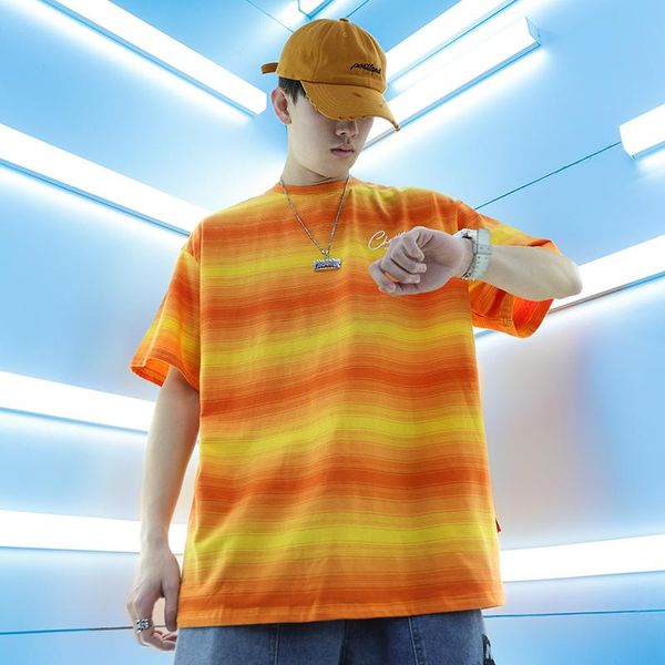 2021 new tie dye gradient short sleeve t-shirt lovers half sleeve fashion brand summer running short t-shirt, Black;blue
2021 new tie dye gradient short sleeve t-shirt lovers half sleeve fashion brand summer running short t-shirt, Black;blue