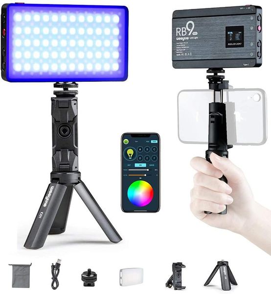 viltrox weeylite rb9 rgb led camera light 12w portable full color video panel light with stand and dimmable bi-color 2500k-8500k
viltrox weeylite rb9 rgb led camera light 12w portable full color video panel light with stand and dimmable bi-color 2500k-8500k