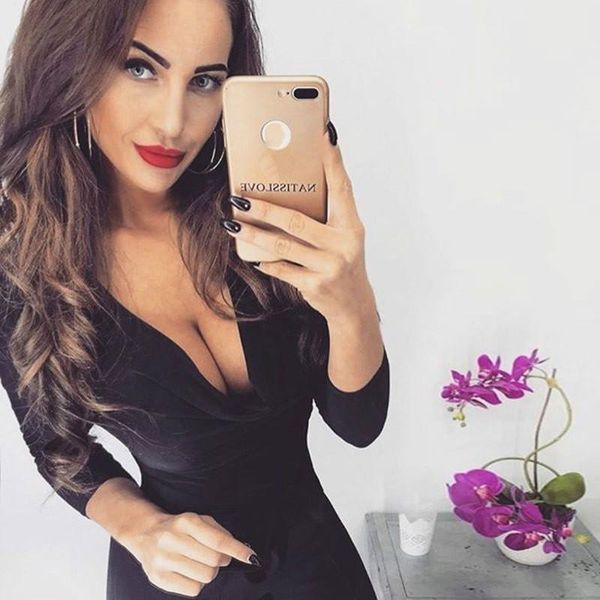 long sleeve bodysuit women v-neck fashion black pink khaki solid bodycon female body 2021 spring autumn, Black;white 
long sleeve bodysuit women v-neck fashion black pink khaki solid bodycon female body 2021 spring autumn, Black;white