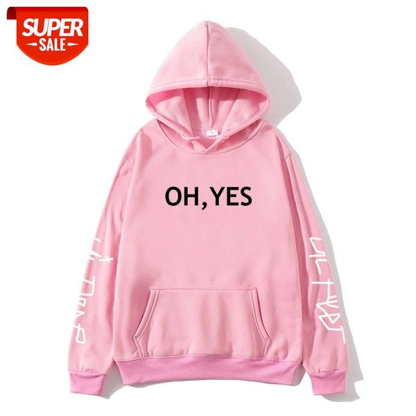 2019 Fsdhion Autumn Winter Fleece Oh Yes Letter Harajuku Print Pullover Thick Loose men Hoodies Sweatshirts Female Casual men #bK7G, Black
2019 Fsdhion Autumn Winter Fleece Oh Yes Letter Harajuku Print Pullover Thick Loose men Hoodies Sweatshirts Female Casual men #bK7G, Black