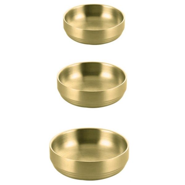 stainless steel double-layer insulated rice bowl brushed kimchi bowl soup small cooking bowl, 3pcs
stainless steel double-layer insulated rice bowl brushed kimchi bowl soup small cooking bowl, 3pcs