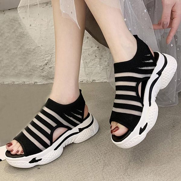 dress shoes fashion women casual mesh slip-on breathable thick-soled beach sandals ladies summer outdoor sports #3, Black
dress shoes fashion women casual mesh slip-on breathable thick-soled beach sandals ladies summer outdoor sports #3, Black