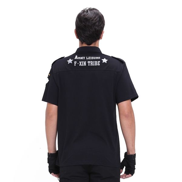 men's polos airborne army-style recreational with epaulets short sleeve tactical t-shirt uniform male shirt fashion redy, White;black
men's polos airborne army-style recreational with epaulets short sleeve tactical t-shirt uniform male shirt fashion redy, White;black