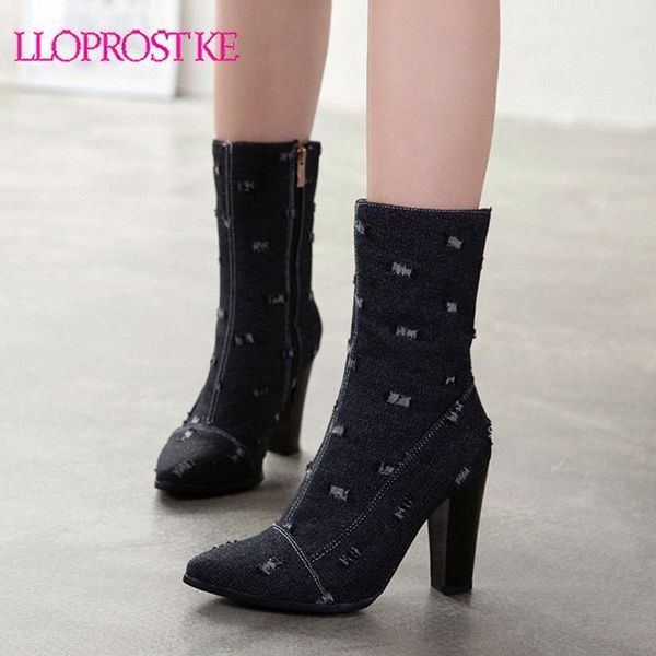 lloprost ke 2020 new ankle boots for women pointed toe denim prom boots elegant thick heel autumn winter womens size 33 50 ankle boots v9w7#, Black
lloprost ke 2020 new ankle boots for women pointed toe denim prom boots elegant thick heel autumn winter womens size 33 50 ankle boots v9w7#, Black