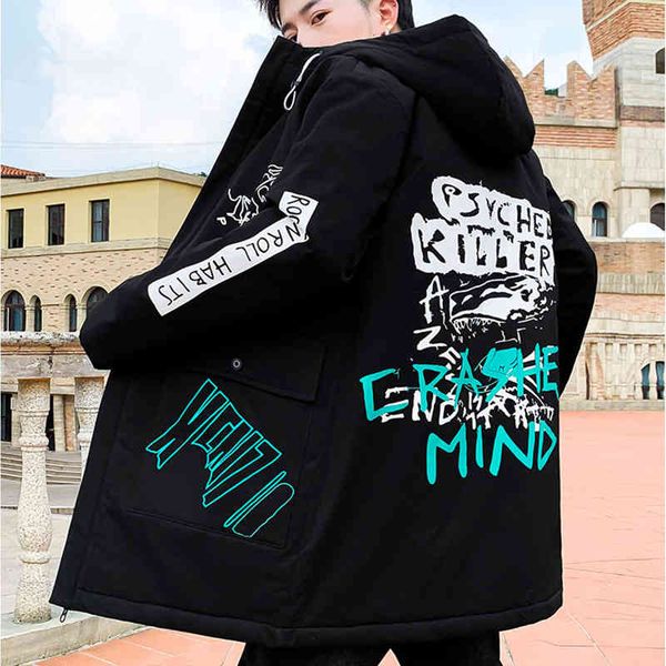 thick plush men's coat, medium long printed et, detachable leather collar, hip-hop style, autumn and winter warm street cloth, novel, Black
thick plush men's coat, medium long printed et, detachable leather collar, hip-hop style, autumn and winter warm street cloth, novel, Black
