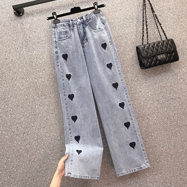 2021-embroidered Broad Leg Brem Mother Plus Size L-4xl Female Vintage Straight-line Blue Jeans Fashion Streetwear Long Bottom Gk0e
2021-embroidered Broad Leg Brem Mother Plus Size L-4xl Female Vintage Straight-line Blue Jeans Fashion Streetwear Long Bottom Gk0e
