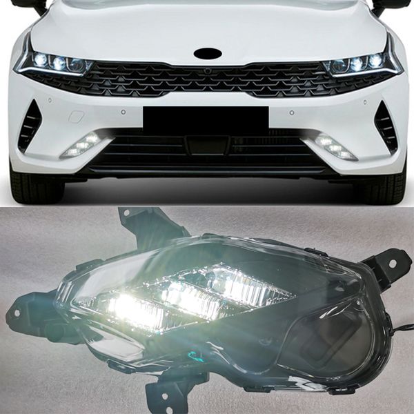 1pair car daytime running light front bumper fog light lamp led drl with yellow turn signal for kia k5 optima 2021
1pair car daytime running light front bumper fog light lamp led drl with yellow turn signal for kia k5 optima 2021