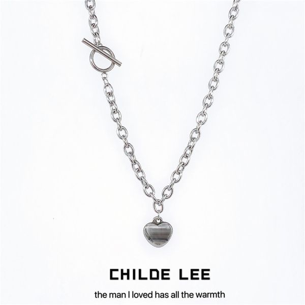 love peach heart ot button necklace woman earth trampy cool wind metal ins net red with original home, Silver
love peach heart ot button necklace woman earth trampy cool wind metal ins net red with original home, Silver