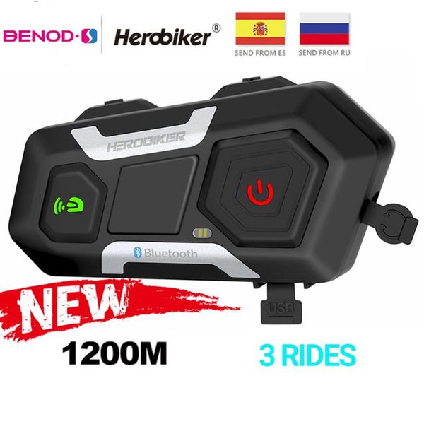 motorcycle intercom herobiker helmet waterproof speaker headset interphone motor wireless intercomunicador 1200m
motorcycle intercom herobiker helmet waterproof speaker headset interphone motor wireless intercomunicador 1200m