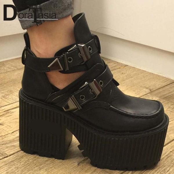 boots doratasia fashion ladies trendy high platform ankle gothic punk street women chunky heels shoes woman, Black
boots doratasia fashion ladies trendy high platform ankle gothic punk street women chunky heels shoes woman, Black