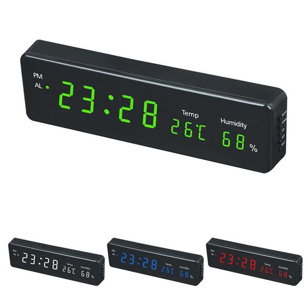 digital wall clock led clock temperature and humidity display table electronic watch decoration european plug practical
digital wall clock led clock temperature and humidity display table electronic watch decoration european plug practical