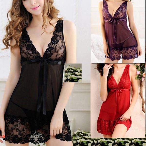 bras sets women lace sling lingerie costumes robe babydoll attractive sleepwear charming night dress sleep wear exotic, Red;black
bras sets women lace sling lingerie costumes robe babydoll attractive sleepwear charming night dress sleep wear exotic, Red;black