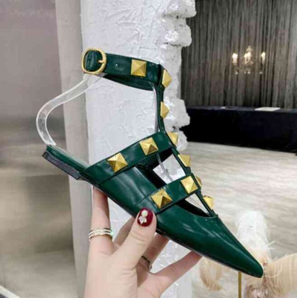 dress shoes designer luxry v women flat sandals pointed toe with rivets genuine leather lady wedding 35-43 dust bags jdbw, Black
dress shoes designer luxry v women flat sandals pointed toe with rivets genuine leather lady wedding 35-43 dust bags jdbw, Black