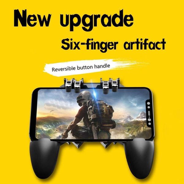game controllers & joysticks kuulee ak66 six-finger artifact trigger button for pubg controller mobile handle cooling 2021
game controllers & joysticks kuulee ak66 six-finger artifact trigger button for pubg controller mobile handle cooling 2021