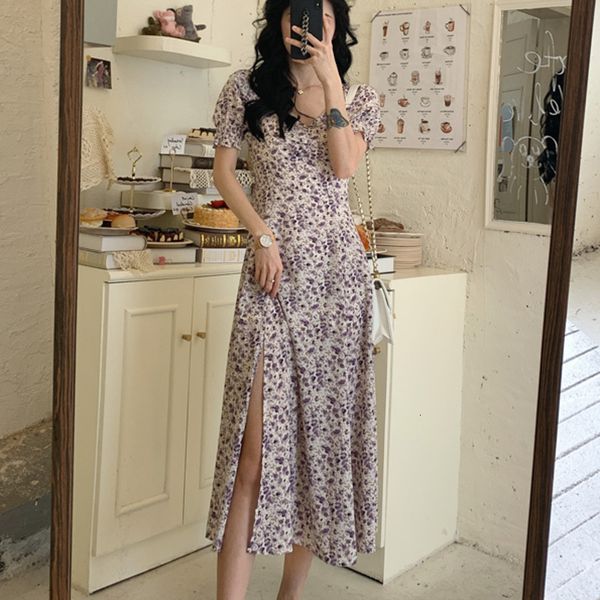 2021 new women summer sleeve slim floral print vintage casual long boho chiffon vestidos femme robe i5cc, Black;gray
2021 new women summer sleeve slim floral print vintage casual long boho chiffon vestidos femme robe i5cc, Black;gray