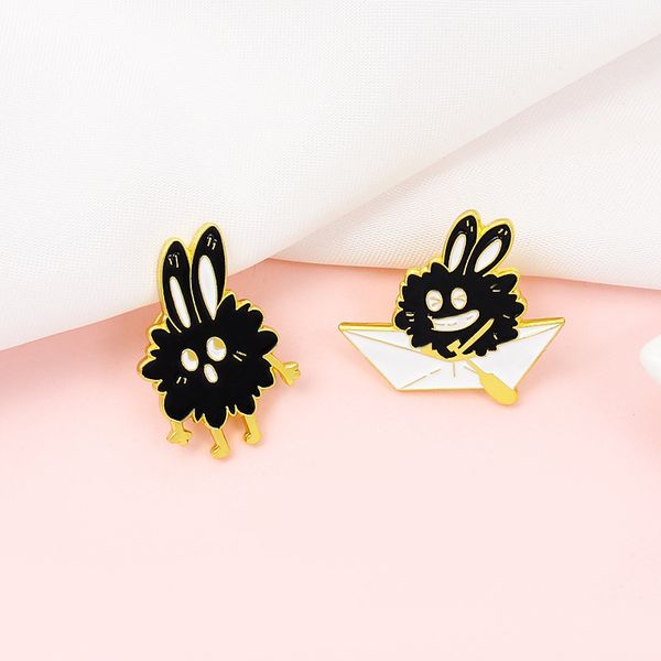 cartoon black rabbit enamel pin long ears black briquette origami boat brooches funny lapel backpack badge for kids jewelry, Blue
cartoon black rabbit enamel pin long ears black briquette origami boat brooches funny lapel backpack badge for kids jewelry, Blue