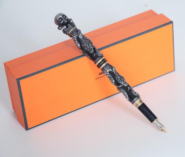 fountain pens luxury jinhao snake pen gift box set fine nib 3d calligraphy with solid metal business office supplies
fountain pens luxury jinhao snake pen gift box set fine nib 3d calligraphy with solid metal business office supplies