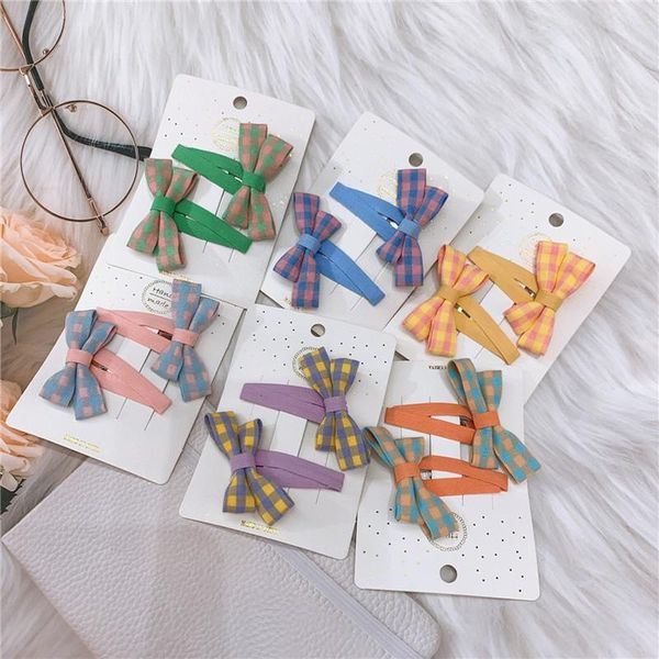 hair accessories 1 pair korean college style children simple cute plaid fabric bb clip sweet girl student fashion barrettes, Slivery;white
hair accessories 1 pair korean college style children simple cute plaid fabric bb clip sweet girl student fashion barrettes, Slivery;white