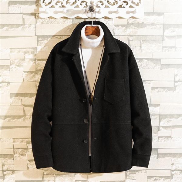 men's wool & blends mens coats 2021 autumn and winter vintage black khaki jacket japan fashion clothes
men's wool & blends mens coats 2021 autumn and winter vintage black khaki jacket japan fashion clothes