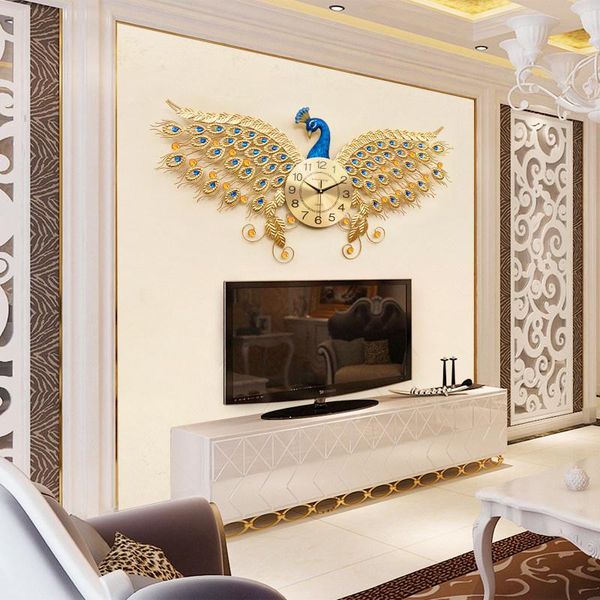 wall clocks europe peacock clock home digital watch tv background living room bedroom mute modern design
wall clocks europe peacock clock home digital watch tv background living room bedroom mute modern design