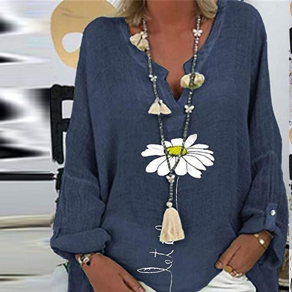 plus size women long sleeve floral print loose v neck shirt blouse women 2021 blusas mujer de moda 2021, White
plus size women long sleeve floral print loose v neck shirt blouse women 2021 blusas mujer de moda 2021, White