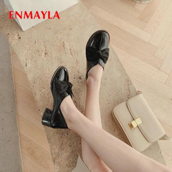 dress shoes enmayla 2021 patent leather casual slip-on woman high heel round toe luxury women square basic pumps, Black
dress shoes enmayla 2021 patent leather casual slip-on woman high heel round toe luxury women square basic pumps, Black