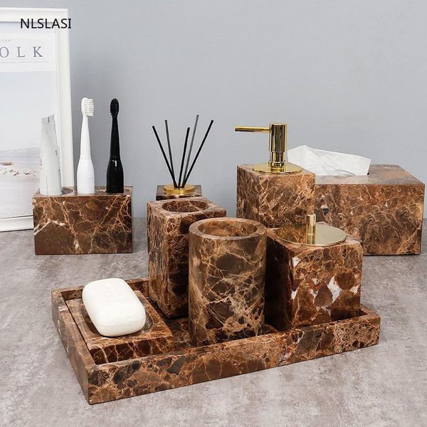 light luxury simplicity marble bathroom accessories soap dispenser soap dish tray gargle cup cotton swab box toothbrush holder
light luxury simplicity marble bathroom accessories soap dispenser soap dish tray gargle cup cotton swab box toothbrush holder