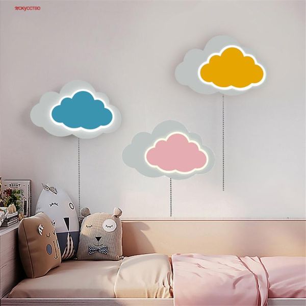 children's room blue pink cloud iron acrylic changeable led wall lamp kids study decor bedroom bedside pull switch night lights
children's room blue pink cloud iron acrylic changeable led wall lamp kids study decor bedroom bedside pull switch night lights