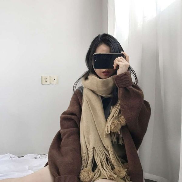 scarves for women winter korean version of ins solid color wool ball thickened warm shawl student imitation cashmere neck 2020, Blue;gray
scarves for women winter korean version of ins solid color wool ball thickened warm shawl student imitation cashmere neck 2020, Blue;gray