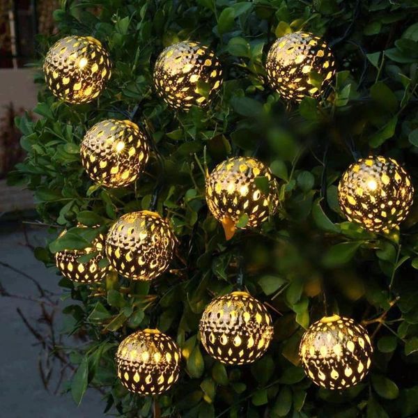 solar lamps waterproof 10 led powered fairy light moroccan lantern silver metal globe string lights lamp for outdoor christmas tree
solar lamps waterproof 10 led powered fairy light moroccan lantern silver metal globe string lights lamp for outdoor christmas tree