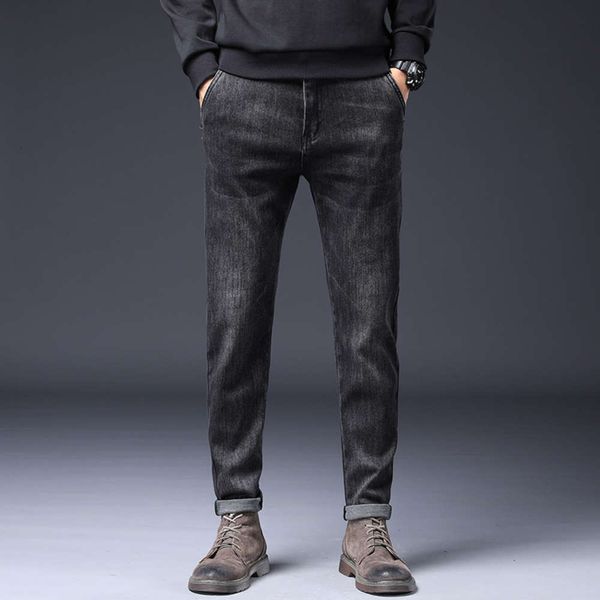 trendy brand black jeans autumn and winter thick stretch slim legged trend versatile casual young men's pants, Blue
trendy brand black jeans autumn and winter thick stretch slim legged trend versatile casual young men's pants, Blue