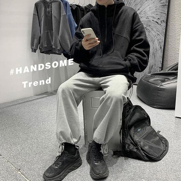 men's hoodies & sweatshirts fashion casual hooded sweatshirt men streetwear spring loose hip-hop pullover hoodie mens hoody korean cott, Black
men's hoodies & sweatshirts fashion casual hooded sweatshirt men streetwear spring loose hip-hop pullover hoodie mens hoody korean cott, Black