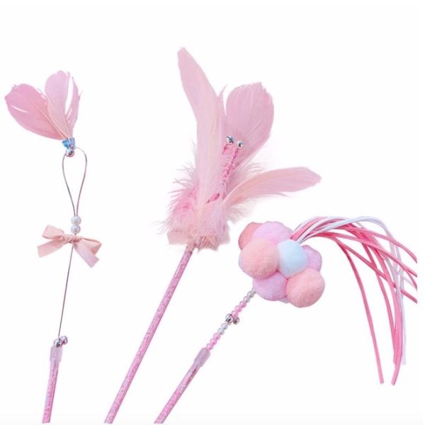 cat toys 3pcs lot lovely kitten teaser interactive toy rod with bell and feather play fun chat small pet supplies fairy stick
cat toys 3pcs lot lovely kitten teaser interactive toy rod with bell and feather play fun chat small pet supplies fairy stick